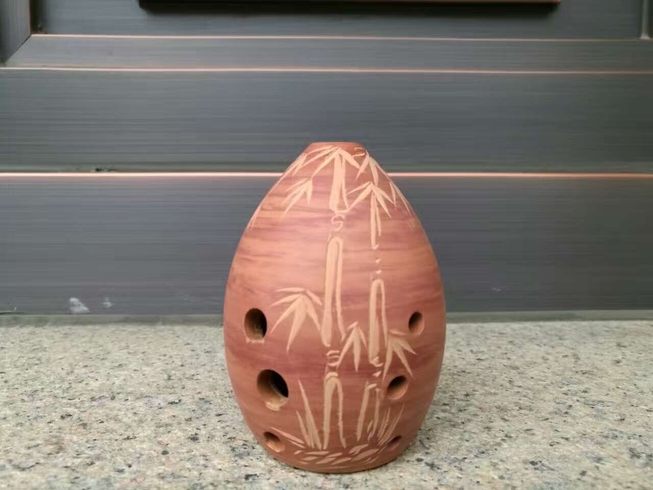 Terracotta Artisan Eight-Hole Xun