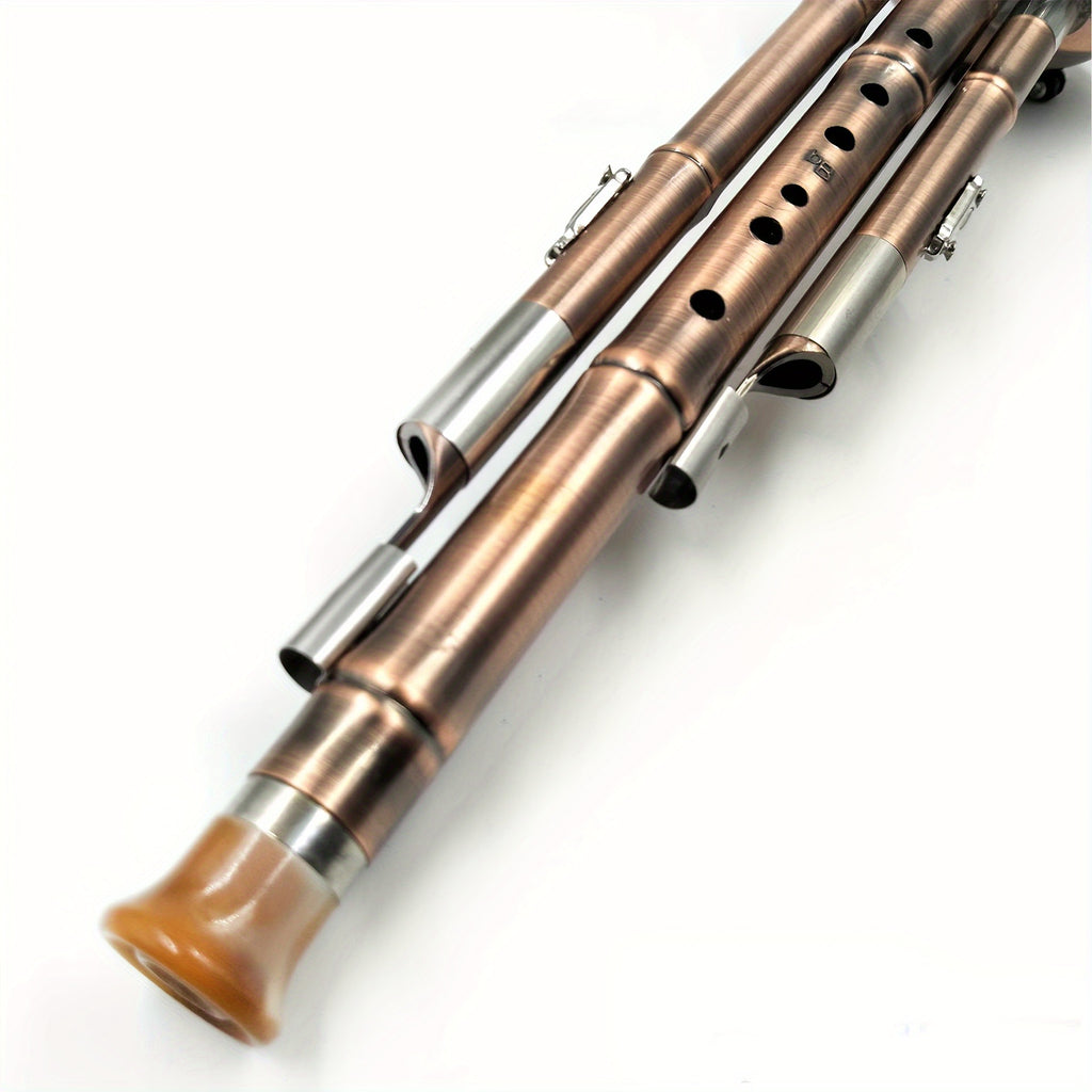 Masterpiece Traditional Copper-Plated Hulusi (Gourd Flute)