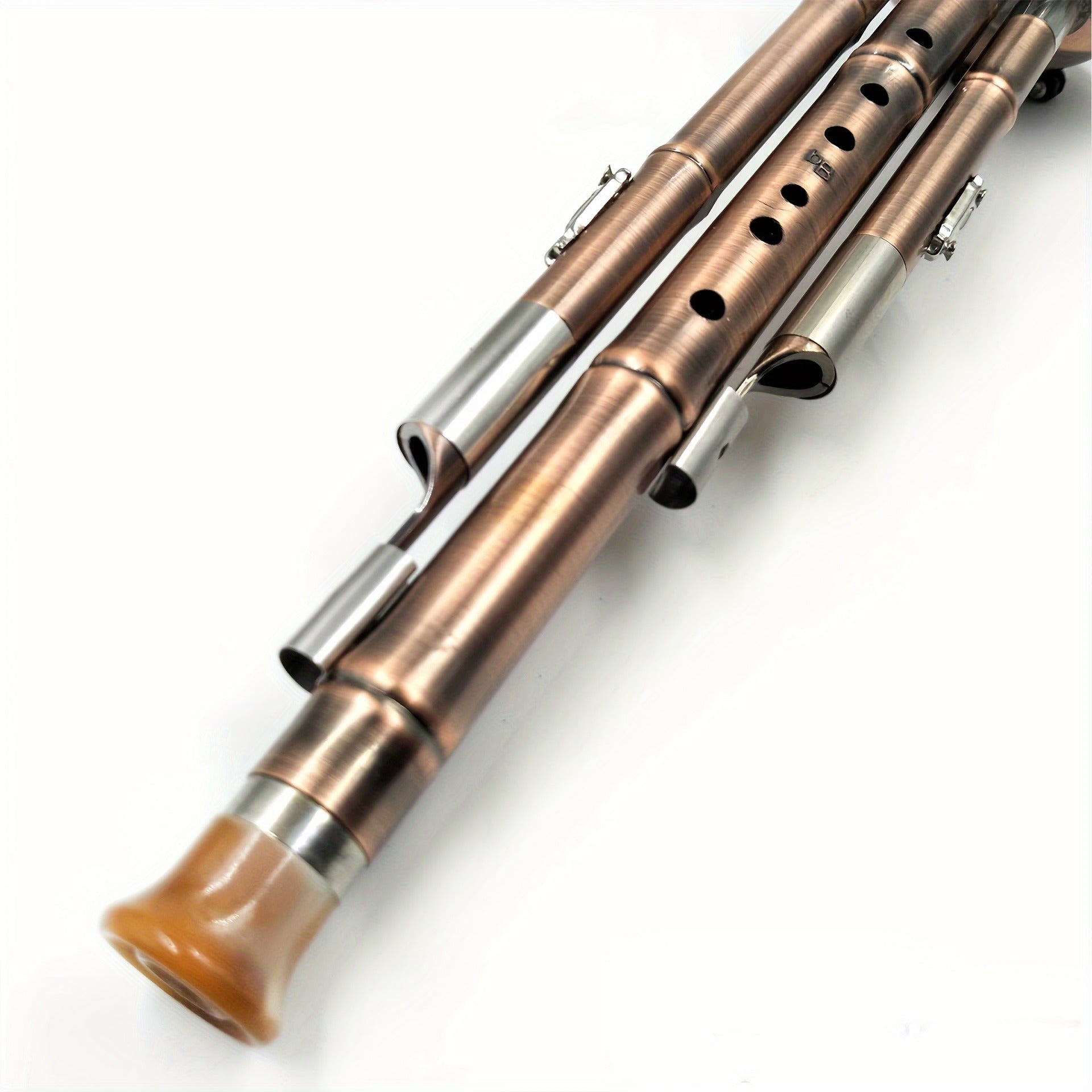 Masterpiece Traditional Copper-Plated Hulusi (Gourd Flute)