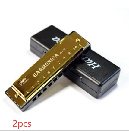 Pro-Elite 10-Hole Titanium Series Blues Harp