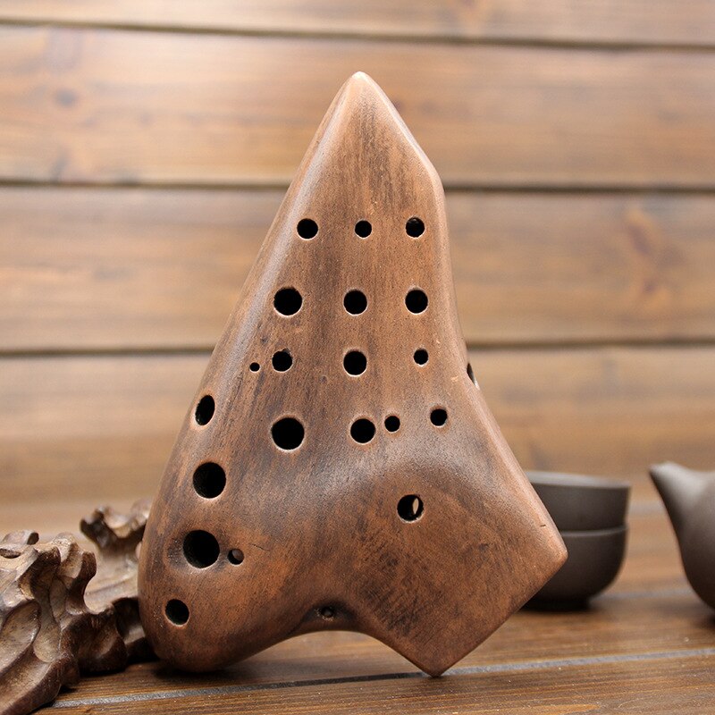 Master-Series Triple-Chamber Alto C Smoked Ocarina