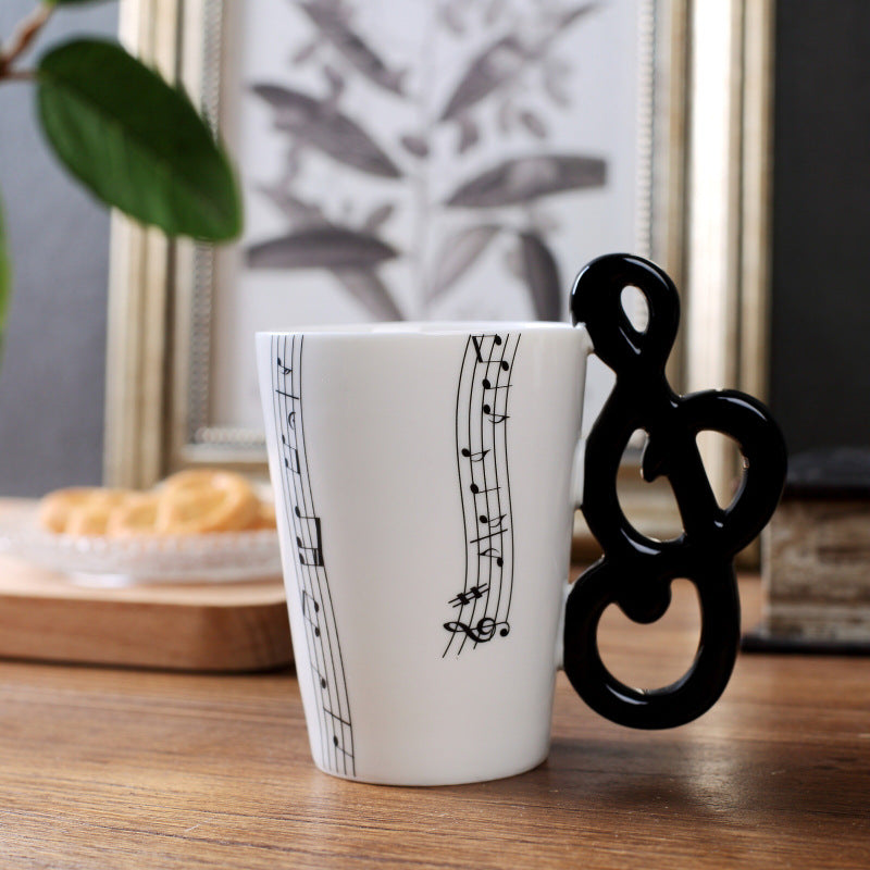 Virtuoso Artisan Musical Themed Ceramic Mug
