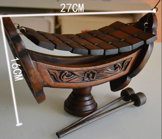 Artisan Southeast Asian Mini Ranat Xylophone