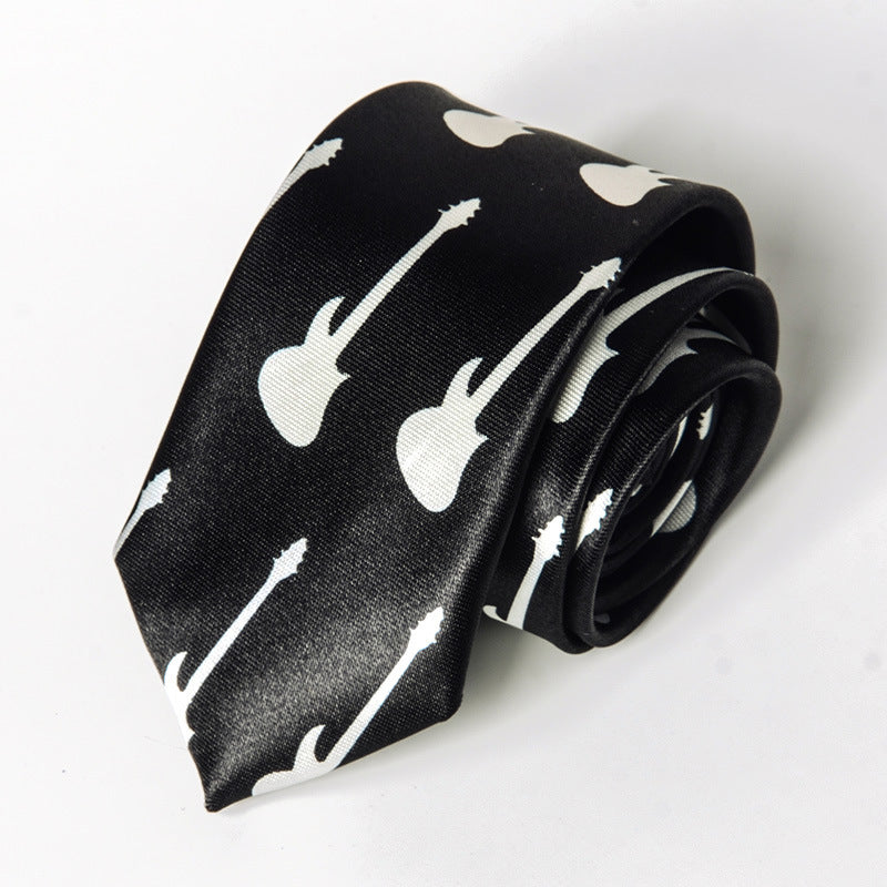Music-Themed Skinny Tie