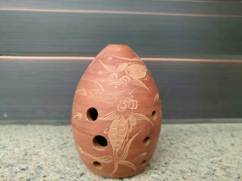 Terracotta Artisan Eight-Hole Xun