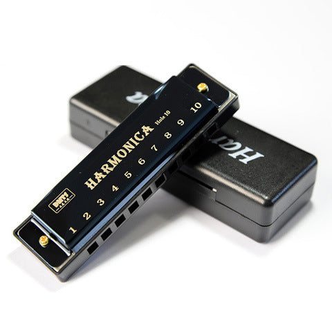 Pro-Elite 10-Hole Titanium Series Blues Harp