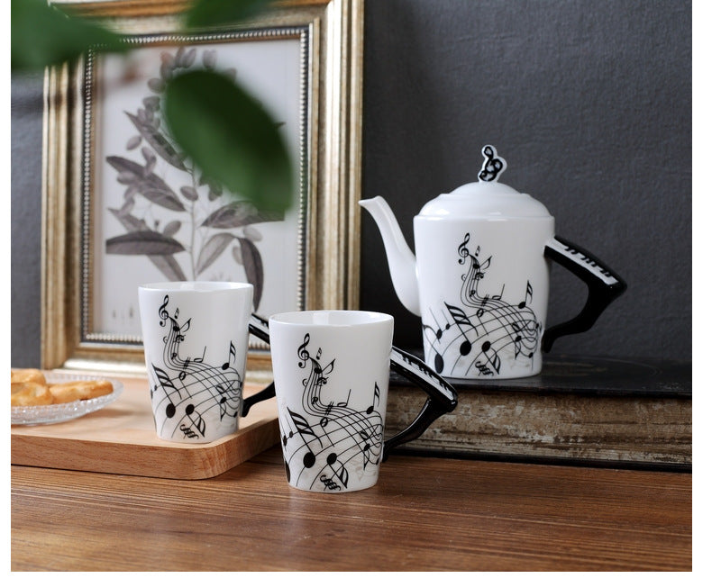 Virtuoso Artisan Musical Themed Ceramic Mug