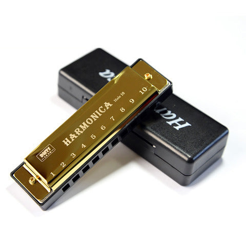 Pro-Elite 10-Hole Titanium Series Blues Harp