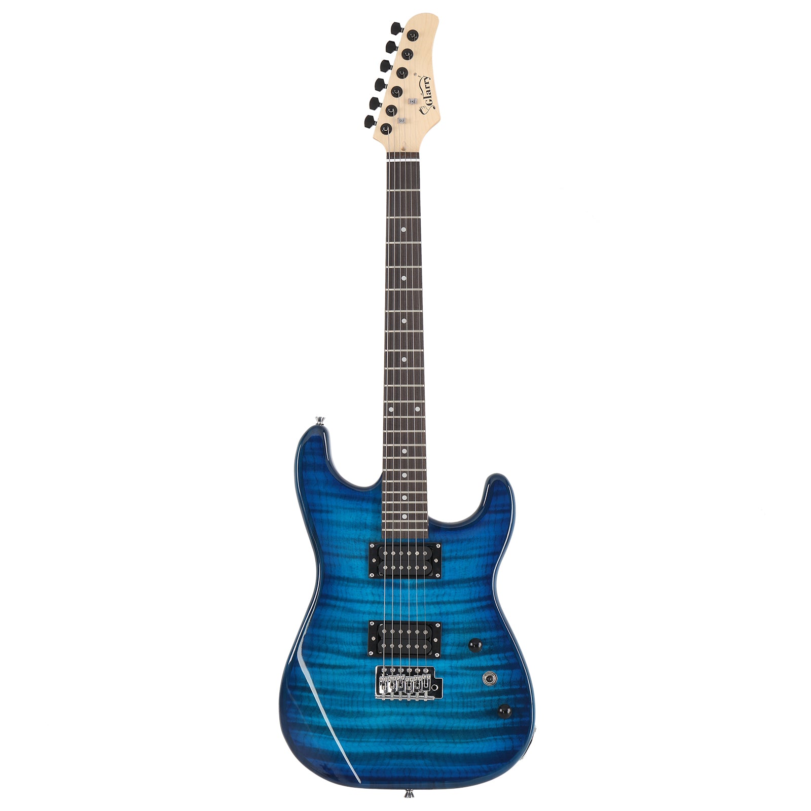 Glarry GST "Tiger Stripe" H-H Electric Guitar Ultimate Performance Kit