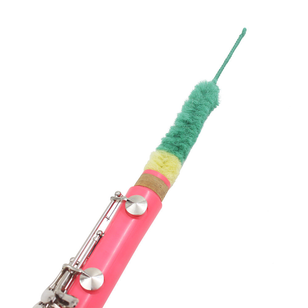 Vibrant Tri-Color Clarinet Internal Microfiber Swab