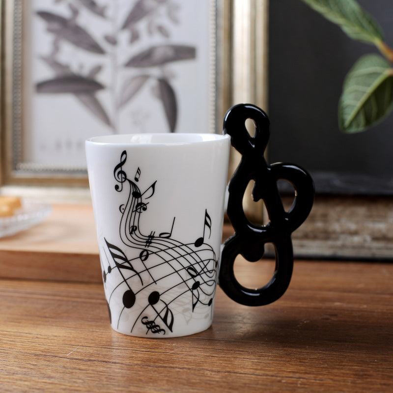Virtuoso Artisan Musical Themed Ceramic Mug