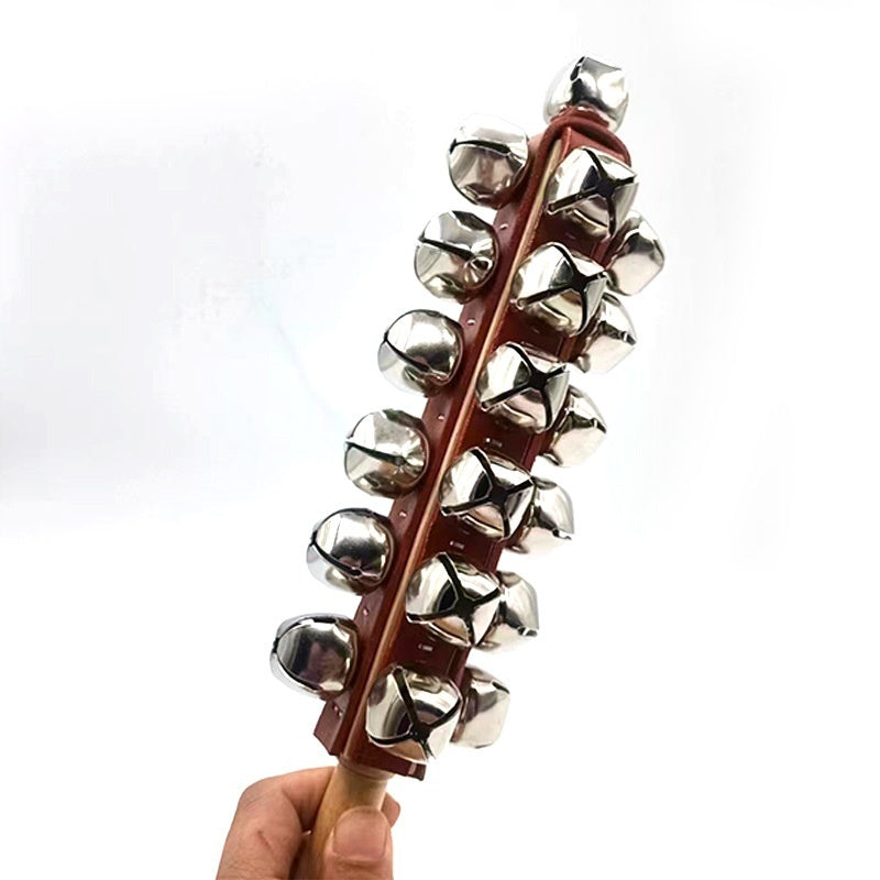 Orchestral 25-Bell Wooden Hand Sleigh Bell
