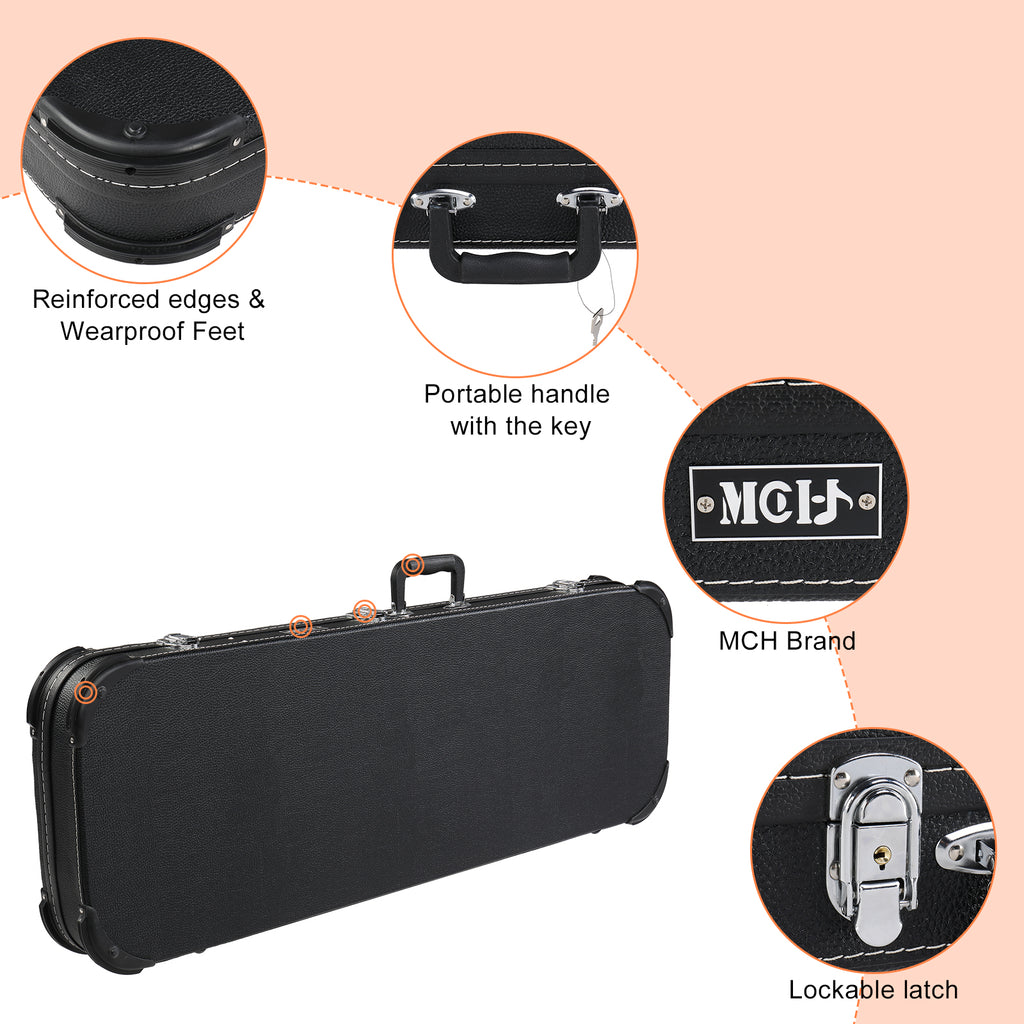 MCH-Series Professional Square Electric Guitar Hard Case
