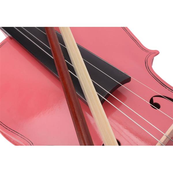 Enchanted Series: 1/4 Size Student Pink Violin Starter Pack