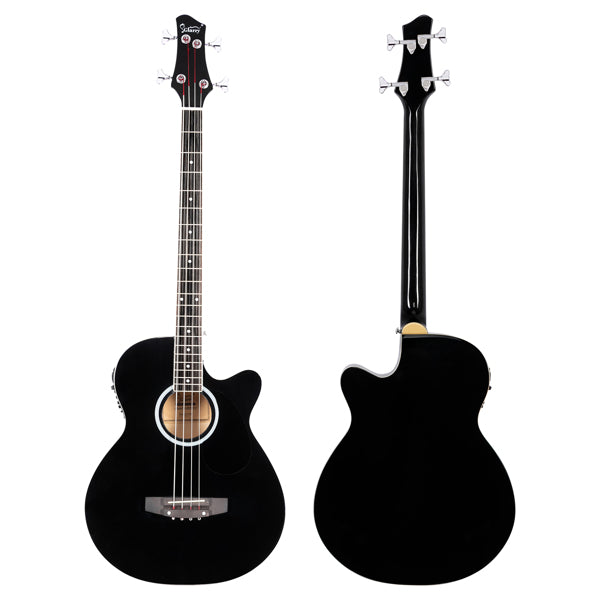 Glarry GMB101 4-String Electric-Acoustic Bass Guitar