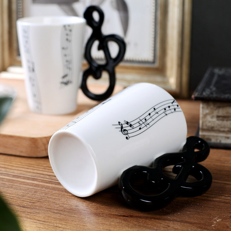 Virtuoso Artisan Musical Themed Ceramic Mug