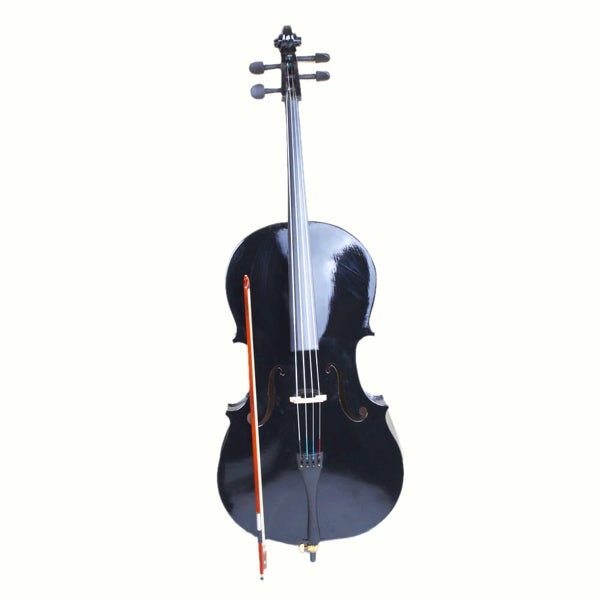 Modern Series 4/4 Full-Size Black Acoustic Cello Pack
