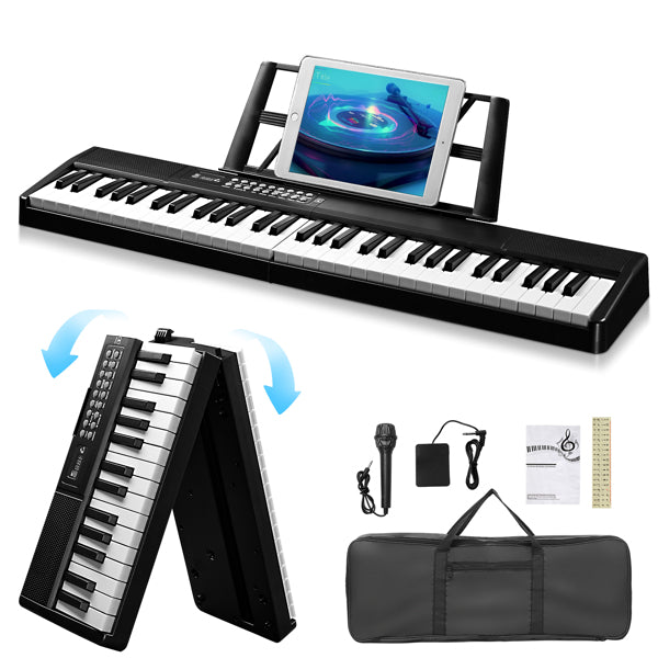 GPP-204 Ultra-Portable Foldable 61-Key Digital Piano