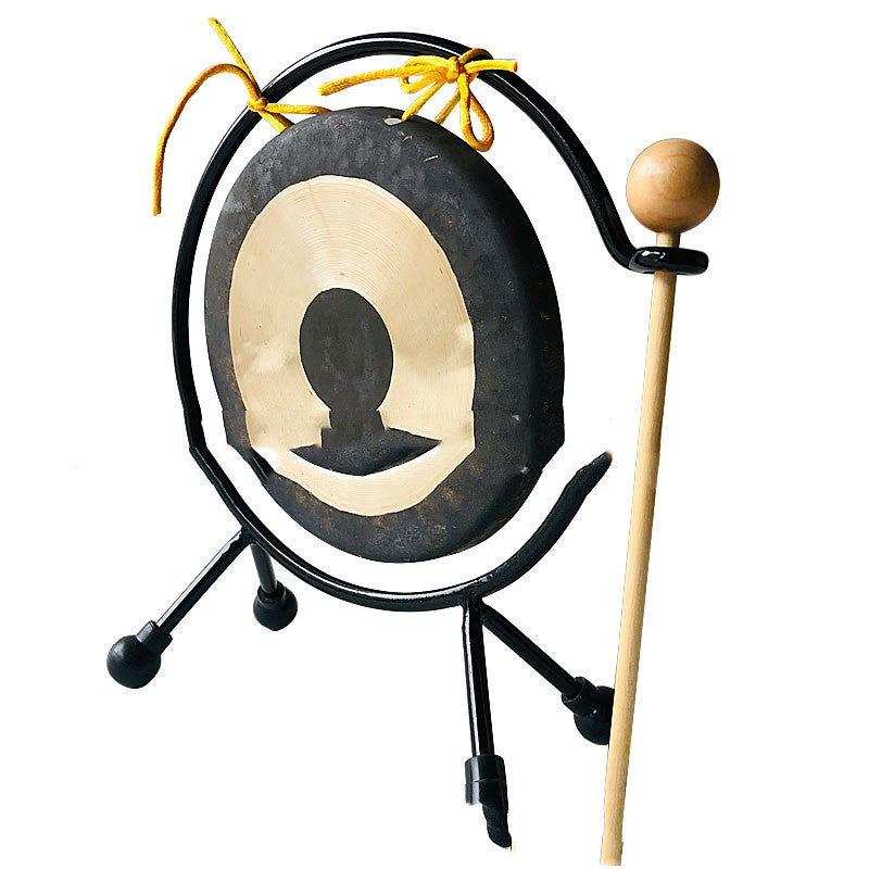 Zen-Harmonic 16cm Desktop Copper Gong with Iron Frame