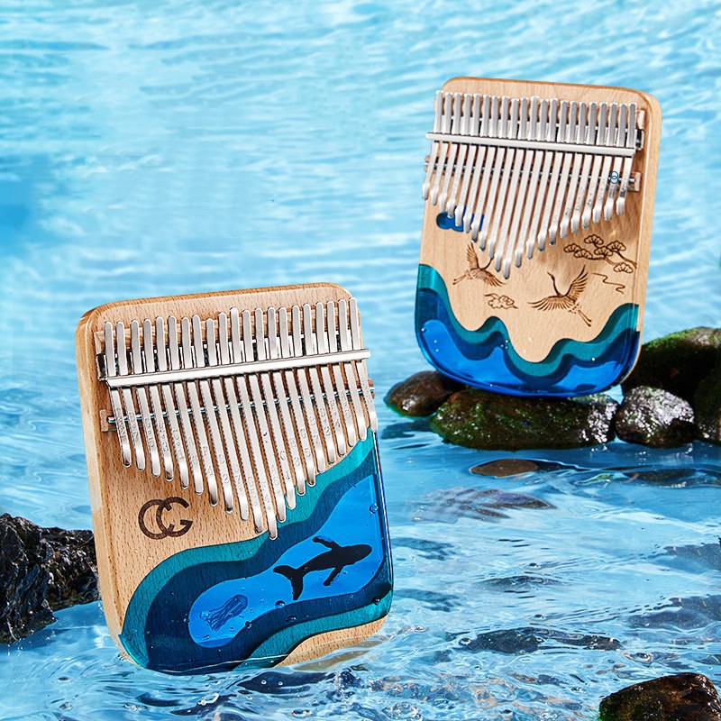 Oceanic Series Beech & Resin Artisan Kalimba