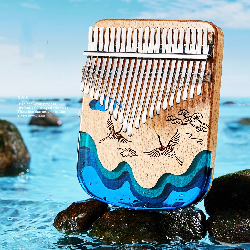 Oceanic Series Beech & Resin Artisan Kalimba