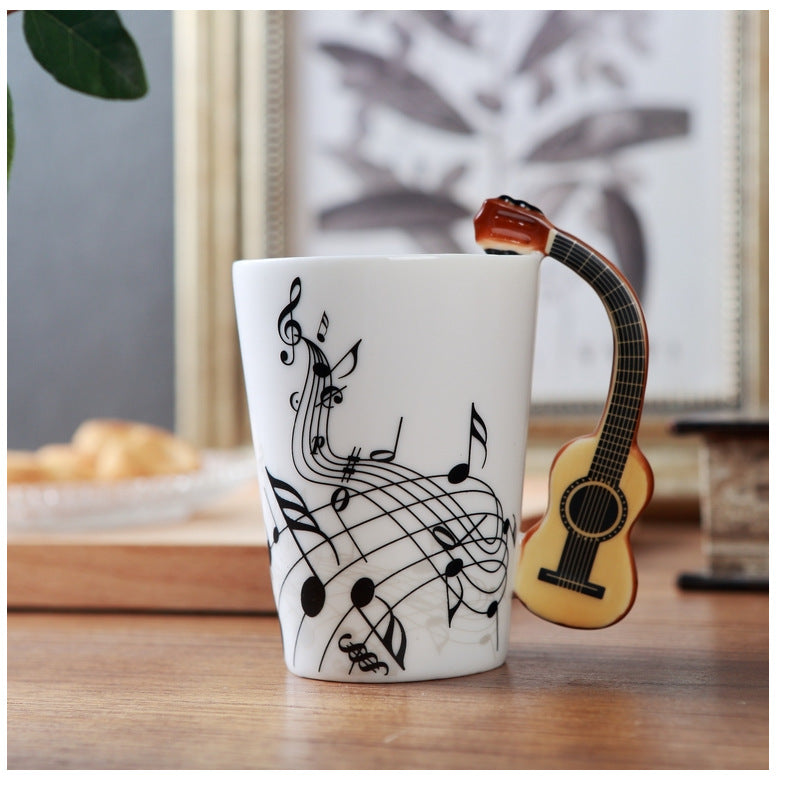 Virtuoso Artisan Musical Themed Ceramic Mug
