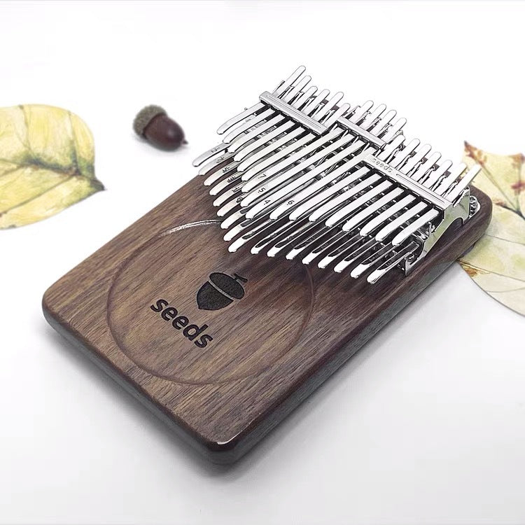 Seeds "Pisces" 34-Tone Chromatic Black Walnut Kalimba