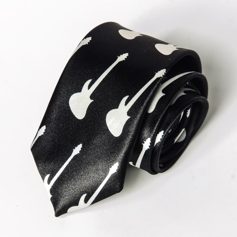 Music-Themed Skinny Tie