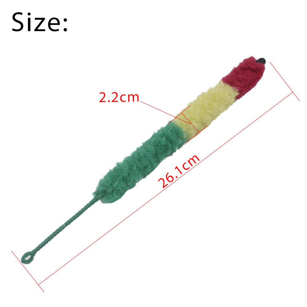 Vibrant Tri-Color Clarinet Internal Microfiber Swab