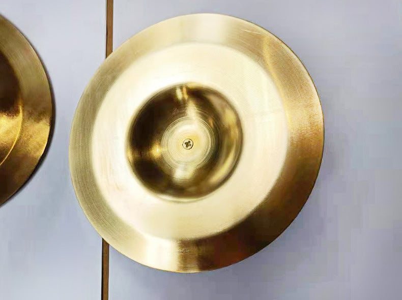 Orff Artisan Wooden-Handle Copper Cymbals
