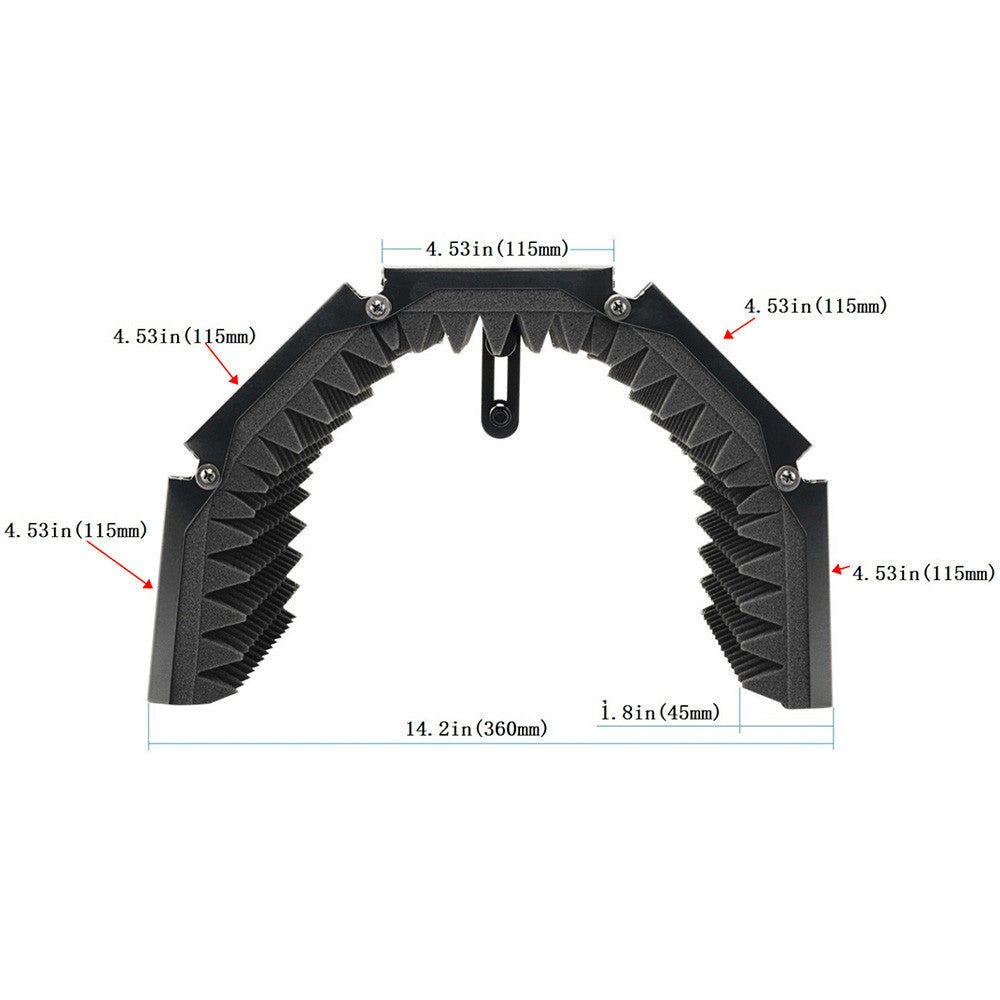 StudioPro 5-Panel Microphone Isolation Shield