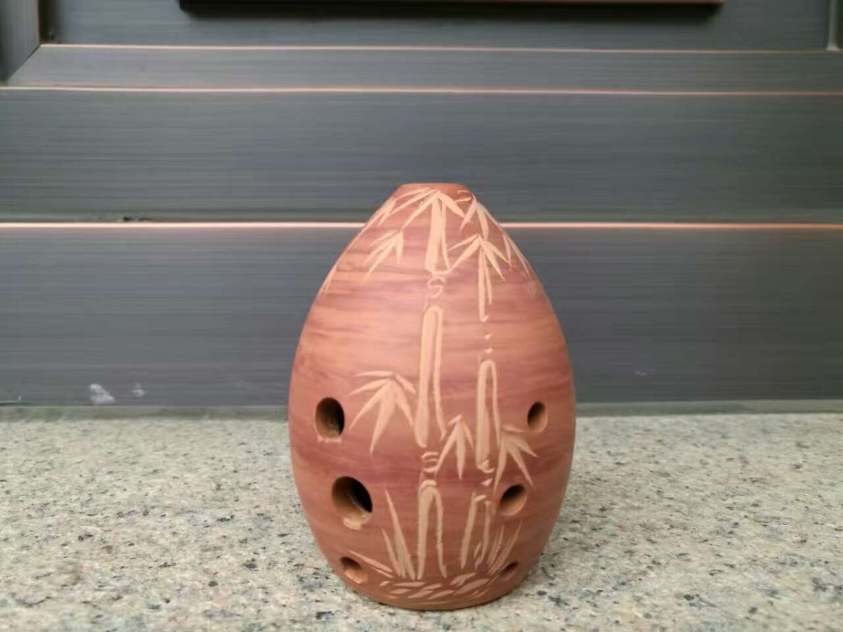 Terracotta Artisan Eight-Hole Xun